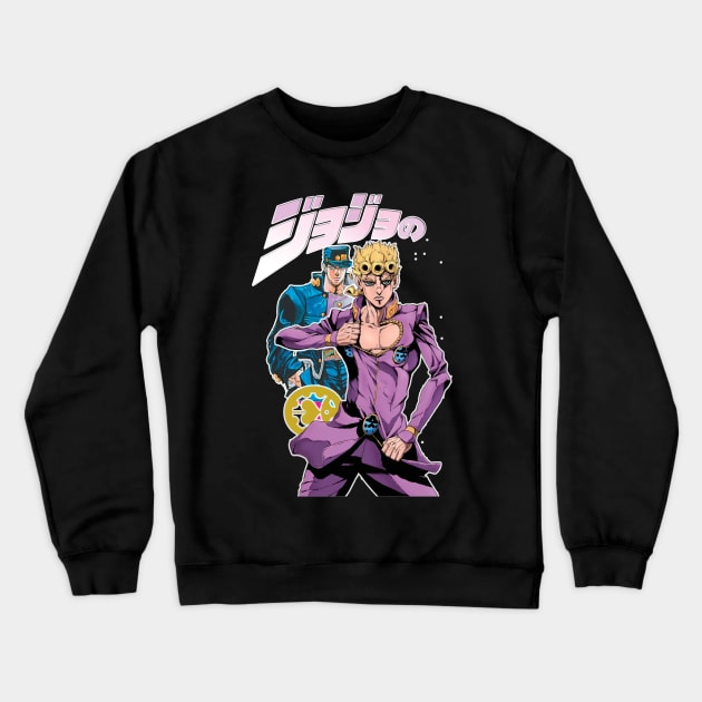 Jojo's Bizarre Adventure Crewneck Sweatshirt by maximus123